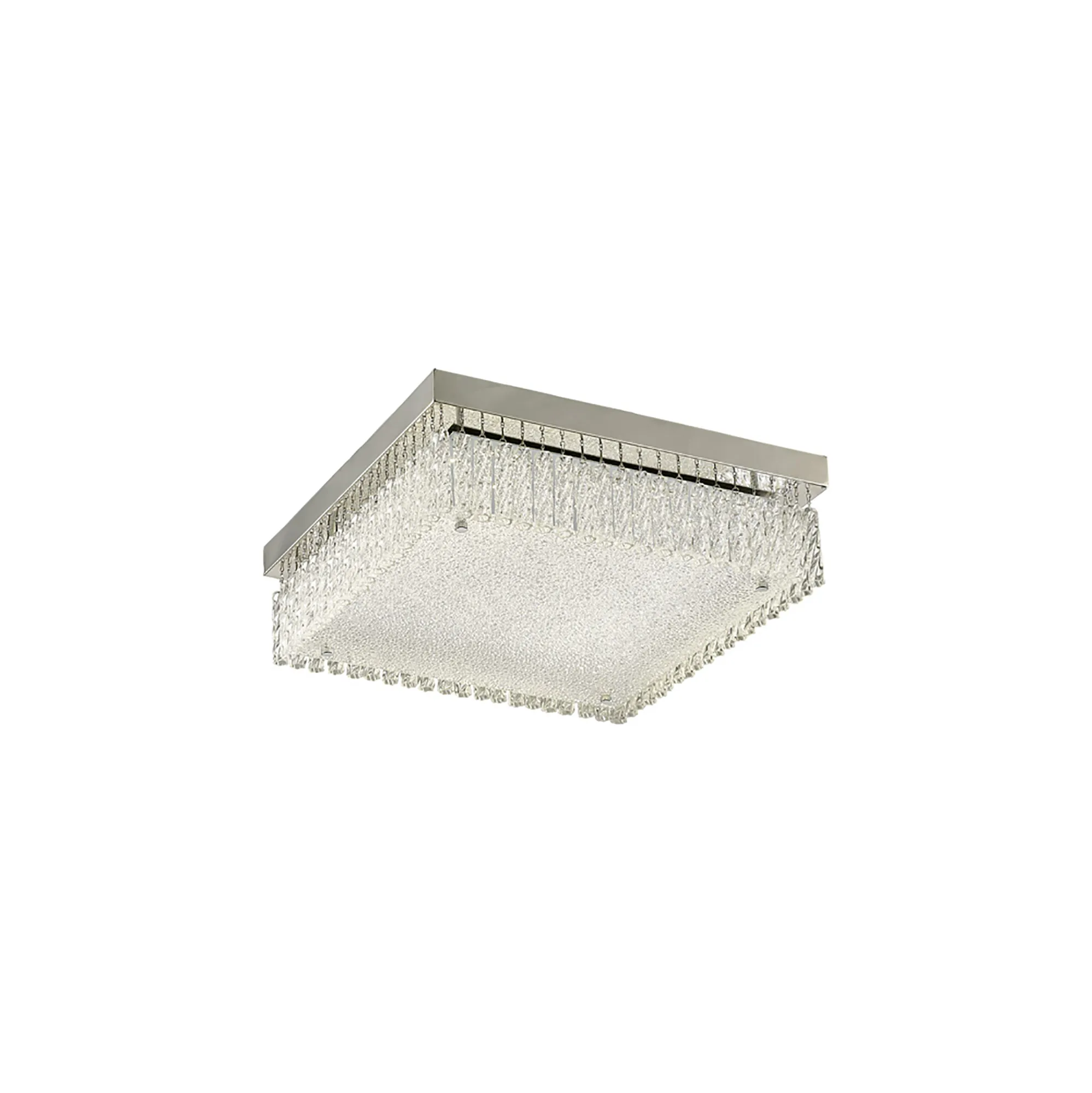 IL80053  Aiden Glass 21W LED  Flush Ceiling